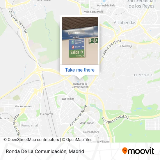 Ronda De La Comunicación map