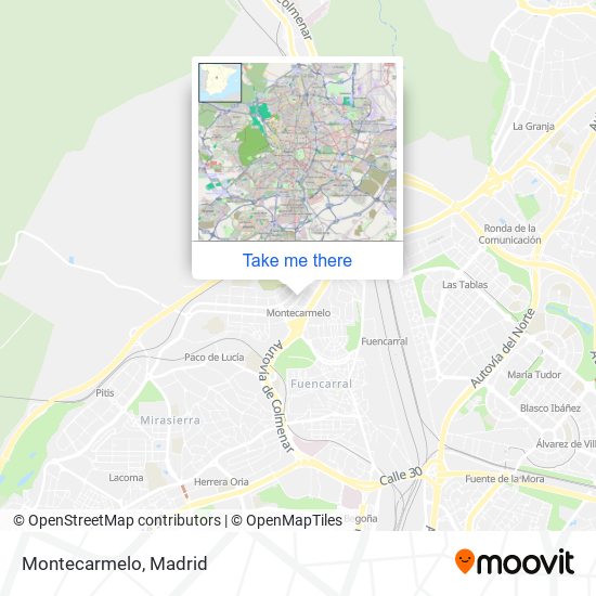 Montecarmelo map