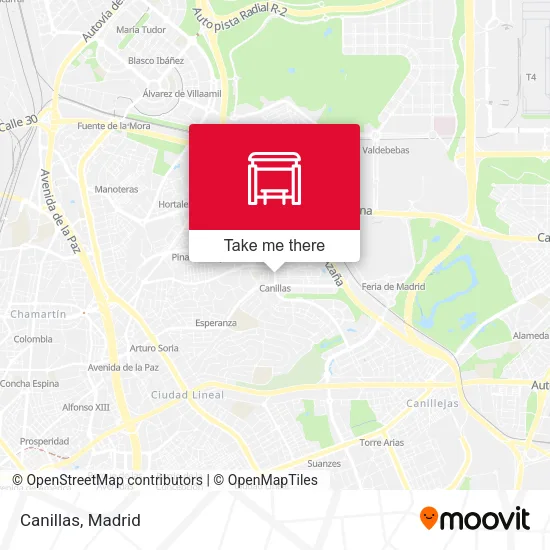 Canillas map