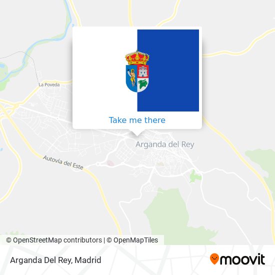 mapa Arganda Del Rey