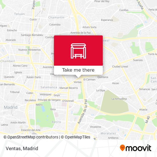 Morbosidad Eliminar Marte How to get to Ventas in Madrid by Bus, Metro or Train?