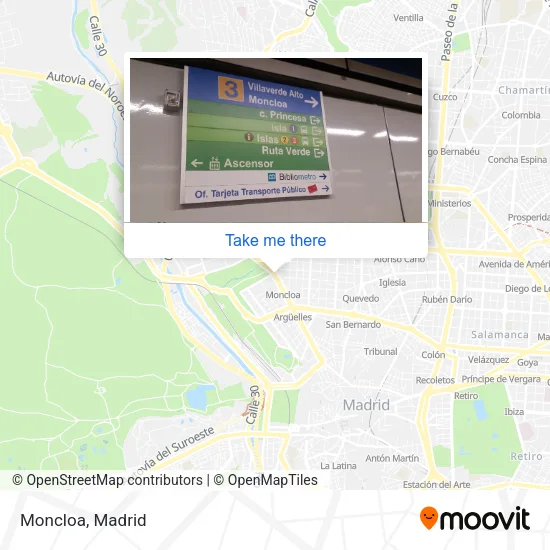 Moncloa map