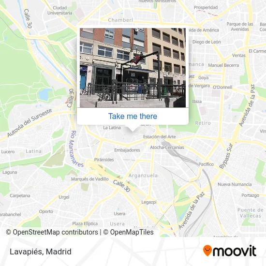 Lavapiés map