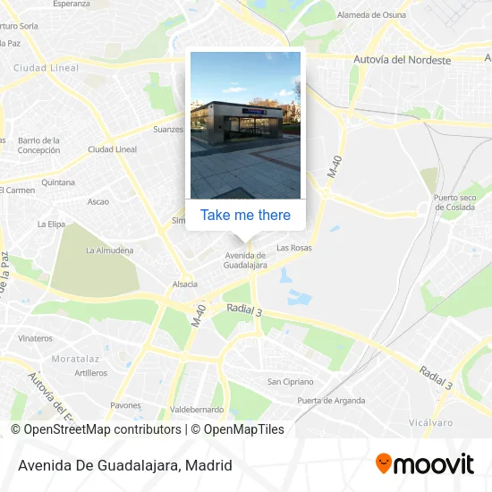 Avenida De Guadalajara map