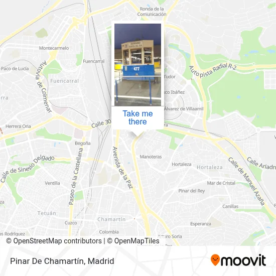 Pinar De Chamartín map