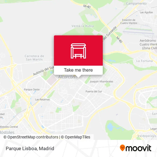 Parque Lisboa map