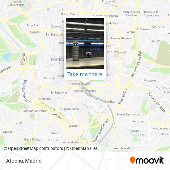 mapa Atocha