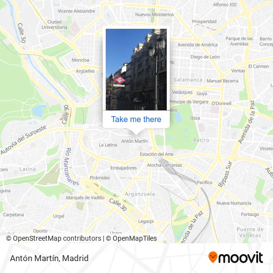 Antón Martín map
