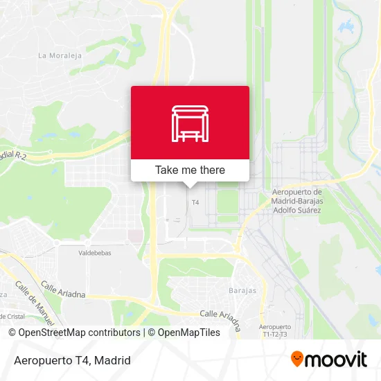 Aeropuerto T4 map