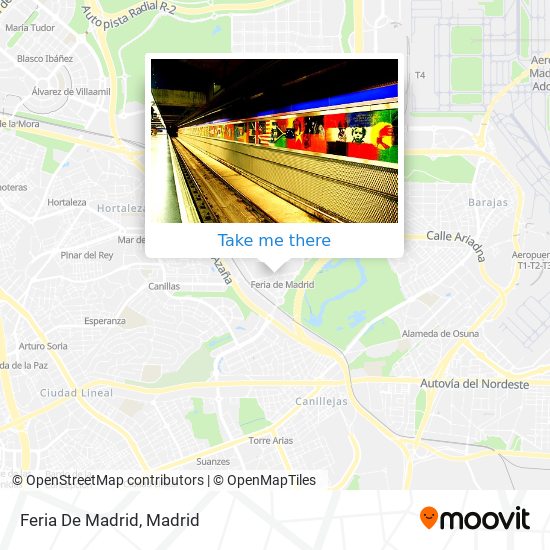mapa Feria De Madrid