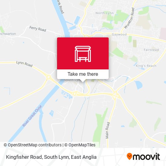 Kingfisher Road, South Lynn map