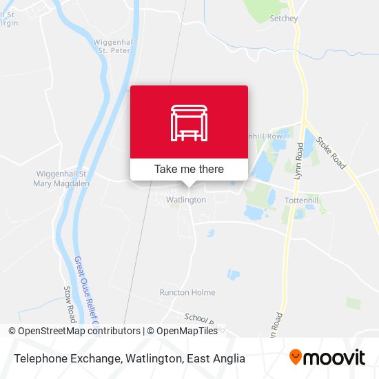 Telephone Exchange, Watlington map