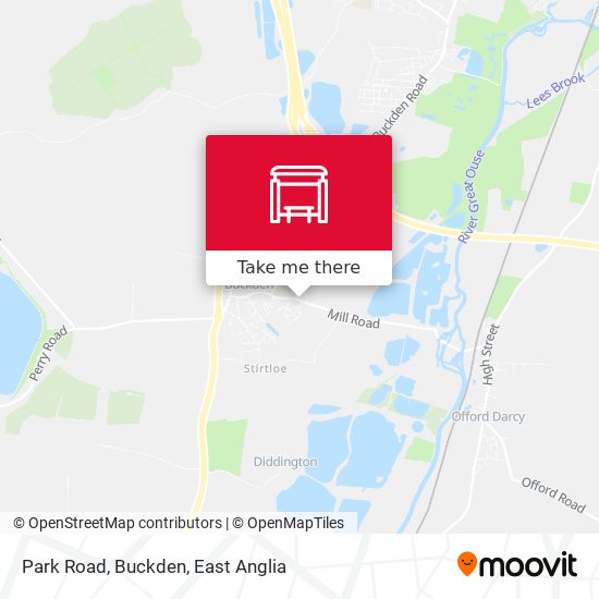 Park Road, Buckden map