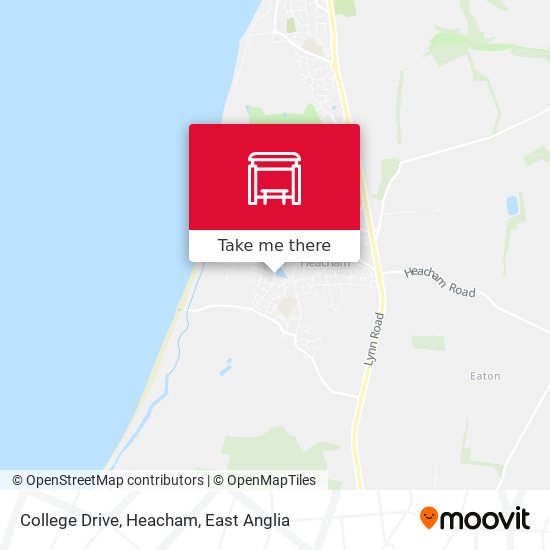 College Drive, Heacham map
