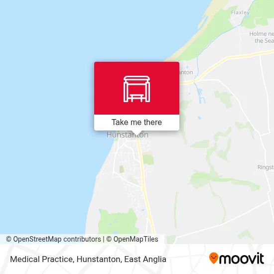 Medical Practice, Hunstanton map