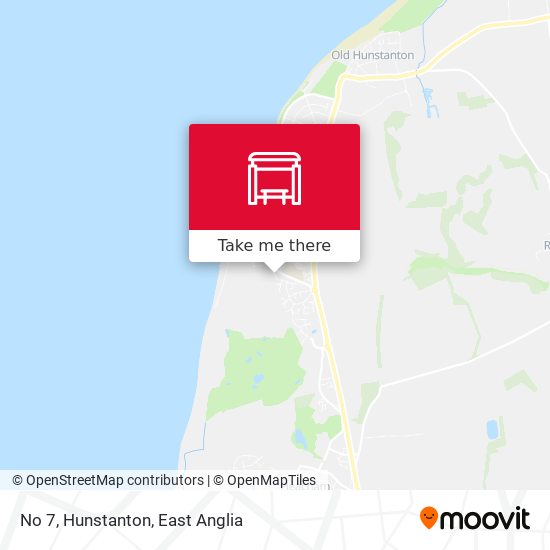 No 7, Hunstanton map