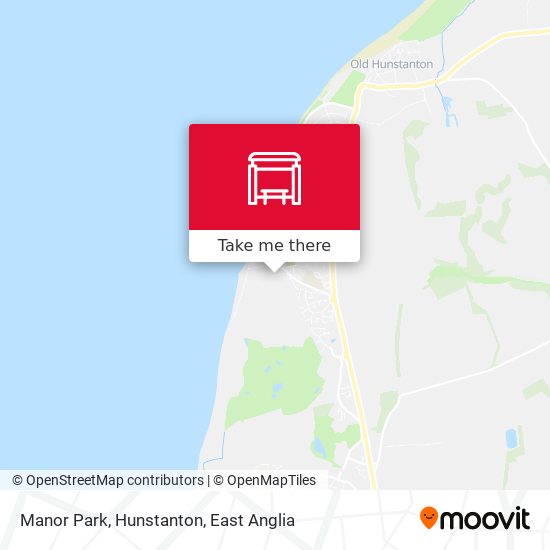 Manor Park, Hunstanton map