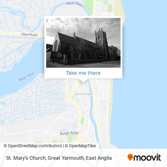 St. Mary's Church, Great Yarmouth map