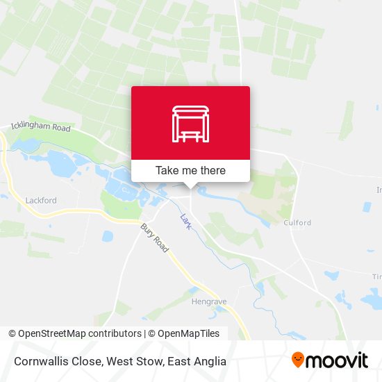 Cornwallis Close, West Stow map