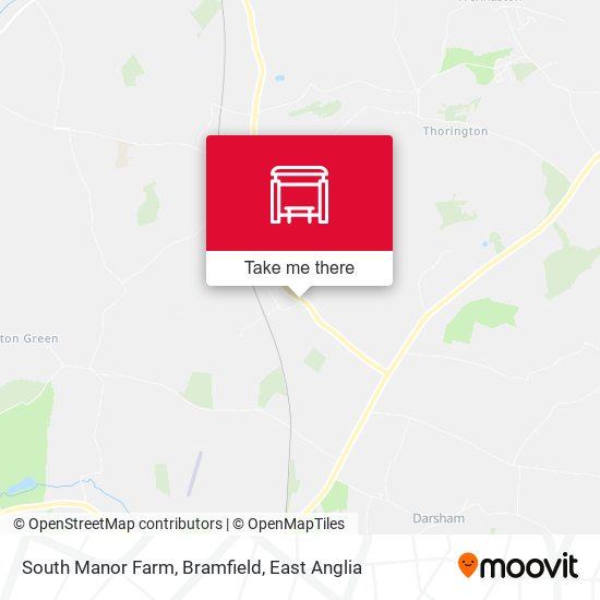 South Manor Farm, Bramfield map