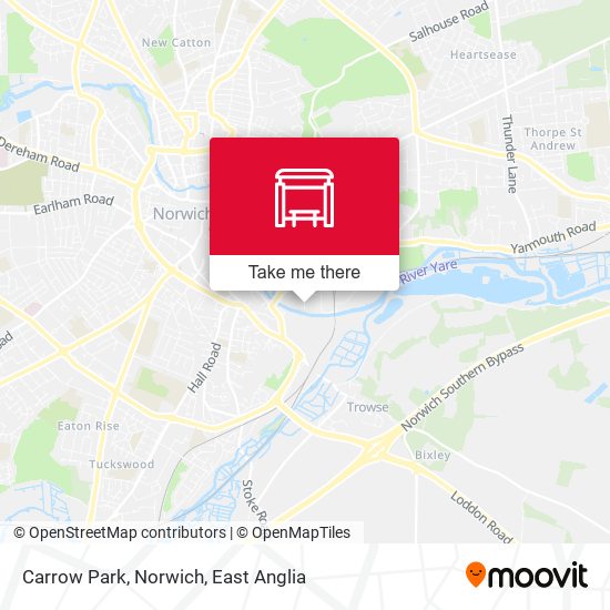 Carrow Park, Norwich map