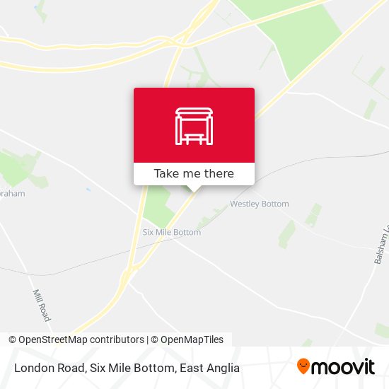 London Road, Six Mile Bottom map