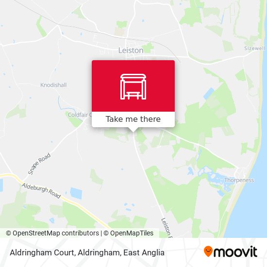 Aldringham Court, Aldringham map