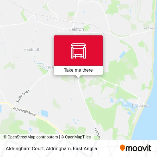 Aldringham Court, Aldringham map