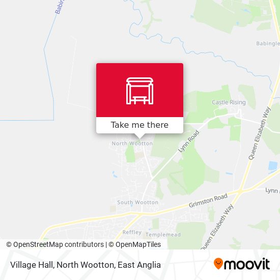 Village Hall, North Wootton map