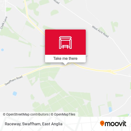 Raceway, Swaffham map