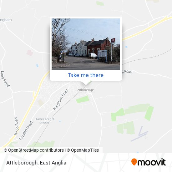 Attleborough map
