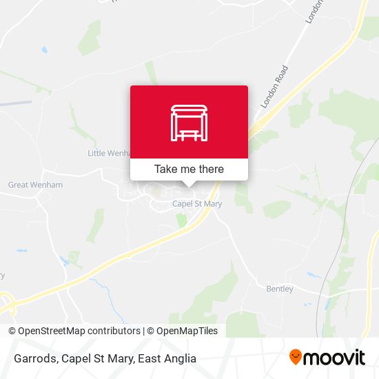Garrods, Capel St Mary map