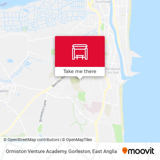 Ormiston Venture Academy, Gorleston map