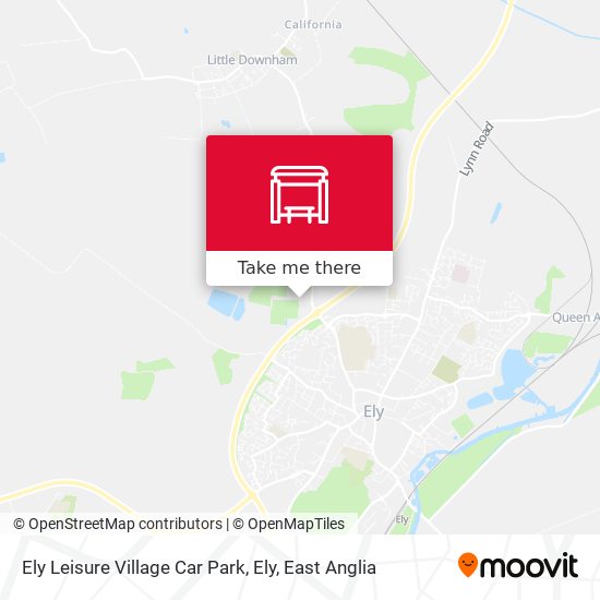 Ely Leisure Village Car Park, Ely map