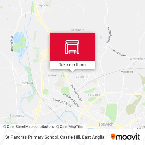 St Pancras Primary School, Castle Hill map