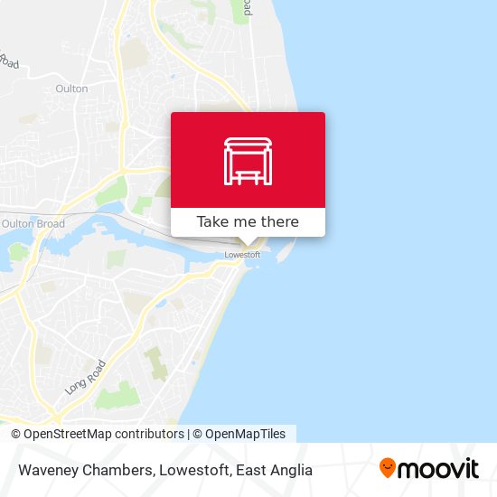 Waveney Chambers, Lowestoft map