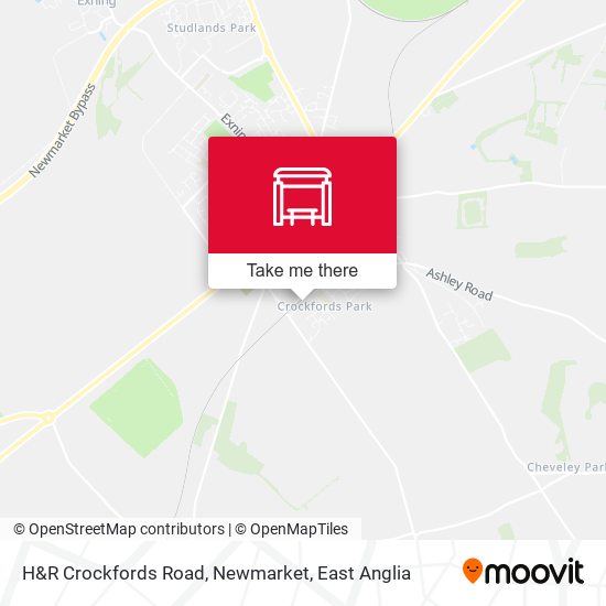 H&R Crockfords Road, Newmarket map