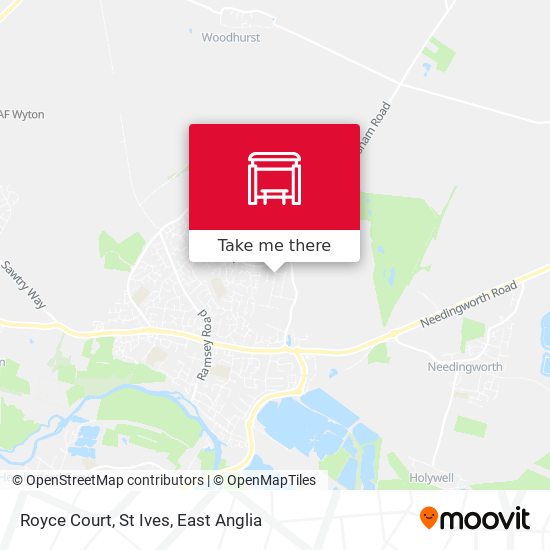 Royce Court, St Ives map