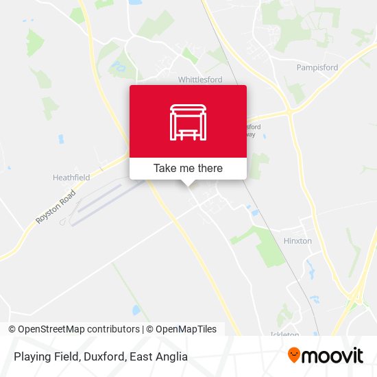 Playing Field, Duxford map