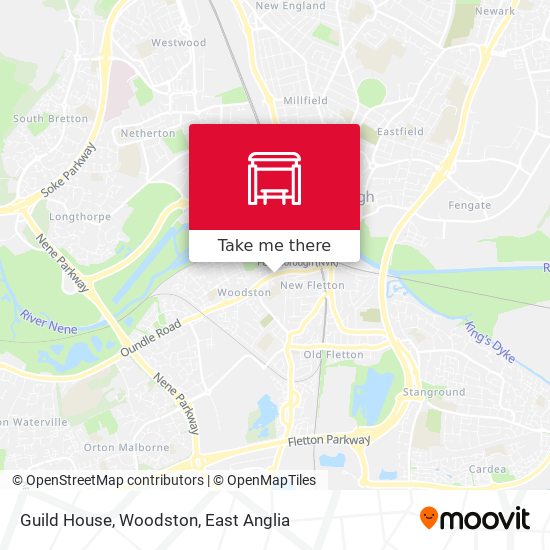 Guild House, Woodston map