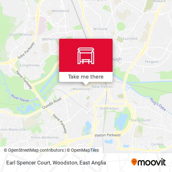 Earl Spencer Court, Woodston map