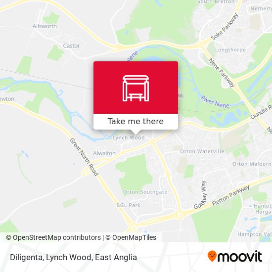 Diligenta, Lynch Wood map