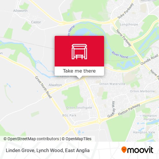 Linden Grove, Lynch Wood map