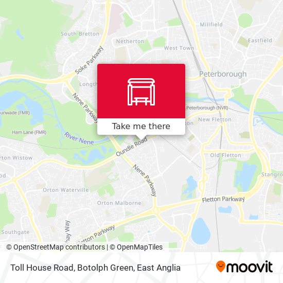 Toll House Road, Botolph Green map