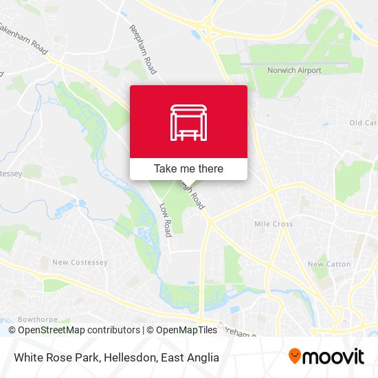 White Rose Park, Hellesdon map