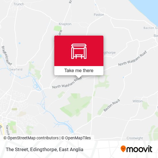 The Street, Edingthorpe map