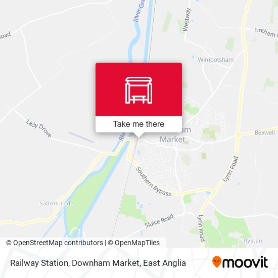 Railway Station, Downham Market map