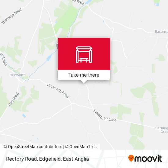 Rectory Road, Edgefield map