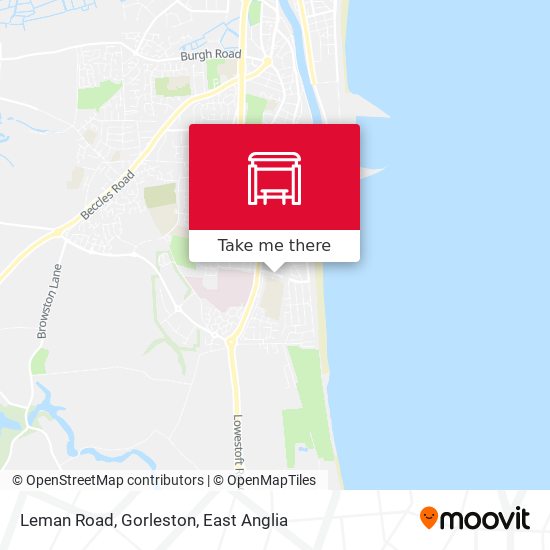 Leman Road, Gorleston map