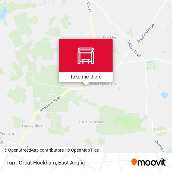 Turn, Great Hockham map